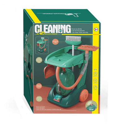 Carrello per pulizie con aspirapolvere