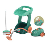 Schoonmaaktrolley met stofzuiger - afbeelding 1