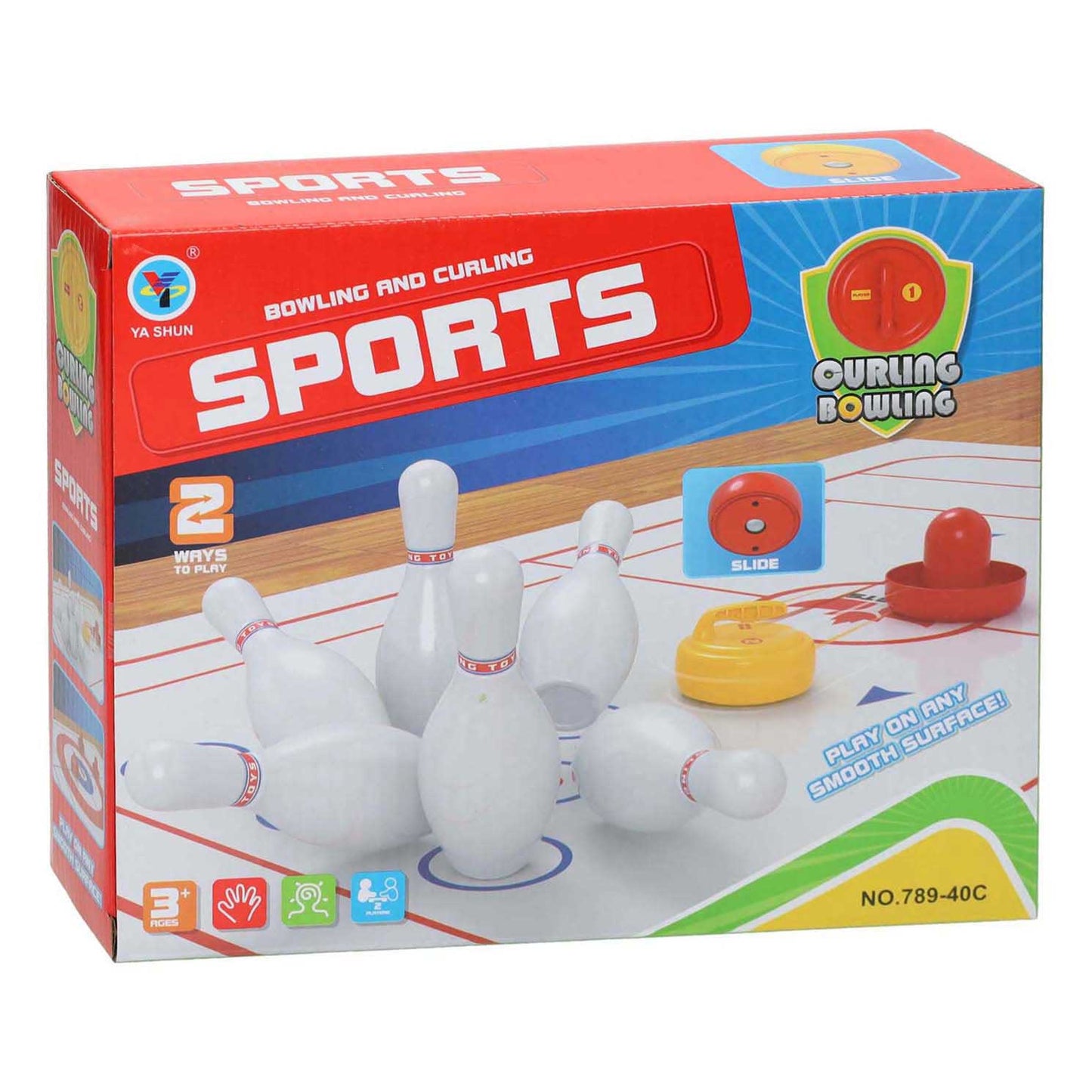 Set de bolos y curling de aire ngk