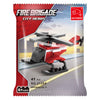 Helicóptero incendiador de construcción - 41 piezas.