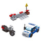 Construction set police roadblock - 127 pieces.
