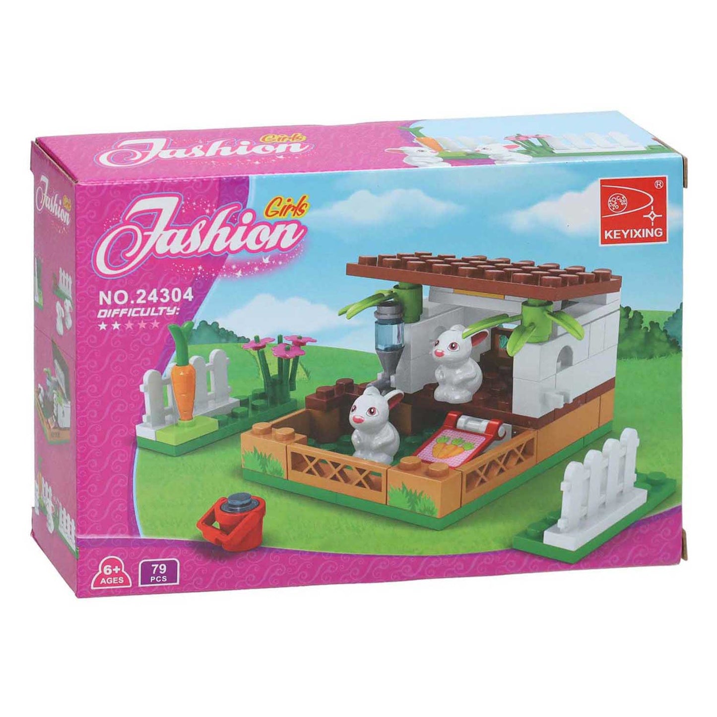Construction set rabbit care station - 73 pieces.