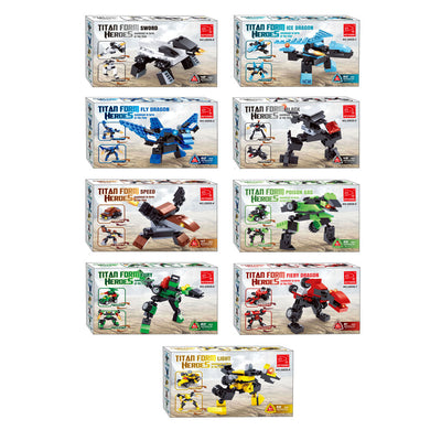 Titans Robot Building Blocks Building Set 3 en 1