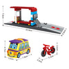Juego de construcción de coches - 91 piezas.