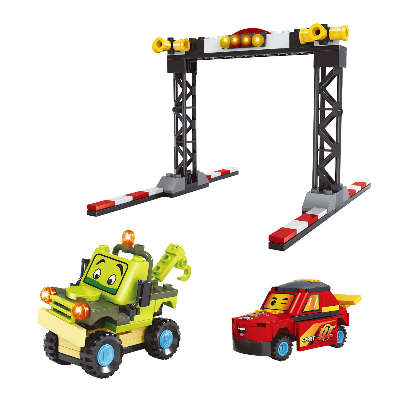 Set per la costruzione di automobili - 164 pezzi.