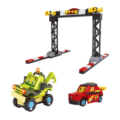 Set per la costruzione di automobili - 164 pezzi.