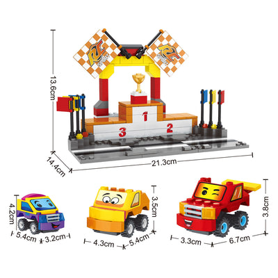 Set da costruzione per auto - 201 pz.