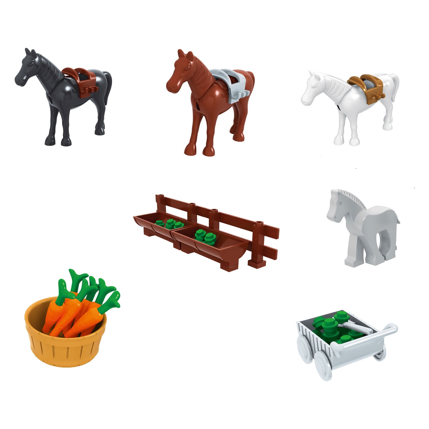 Farm construction set - 89 pieces.