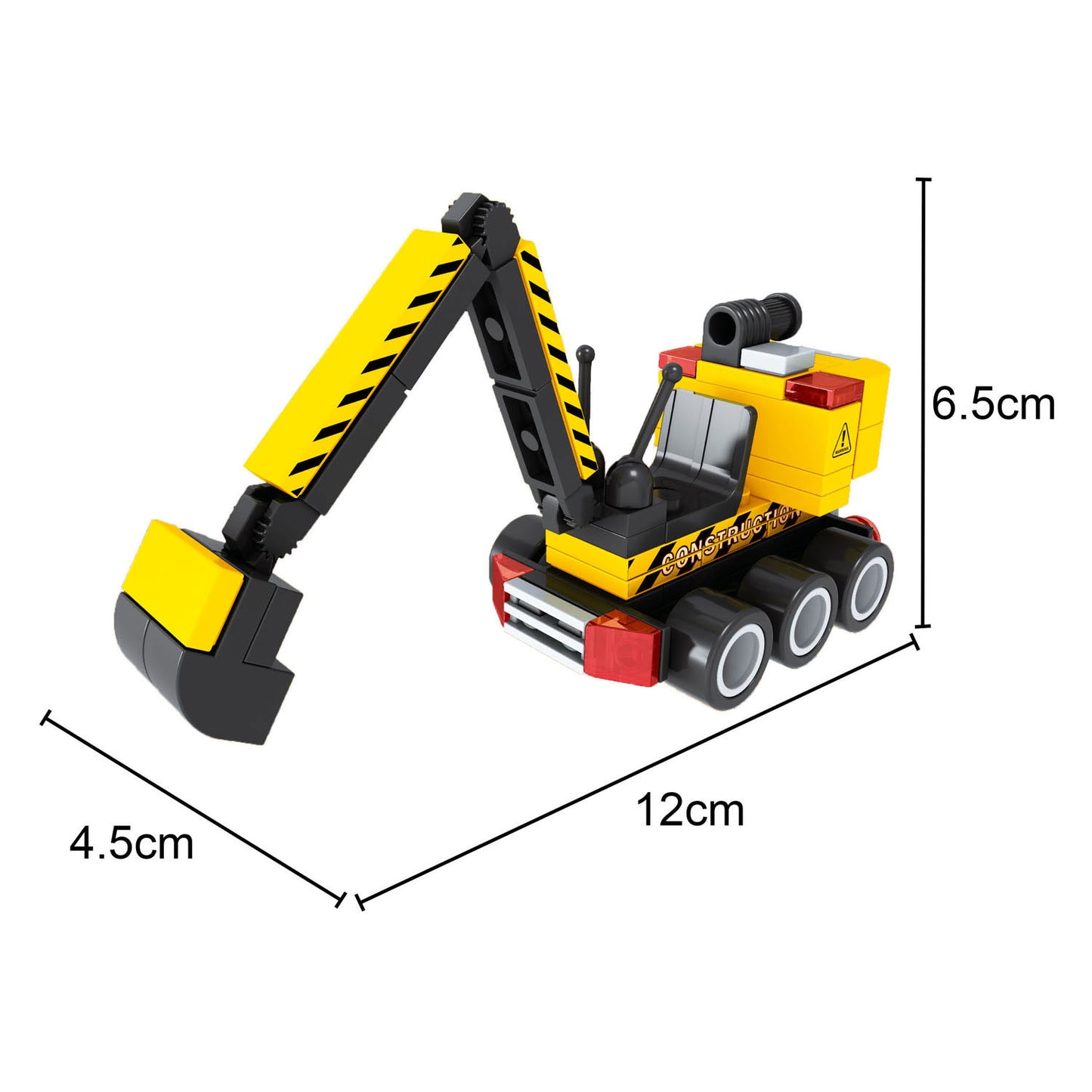 Kit di costruzione per escavatore - 75 pezzi.