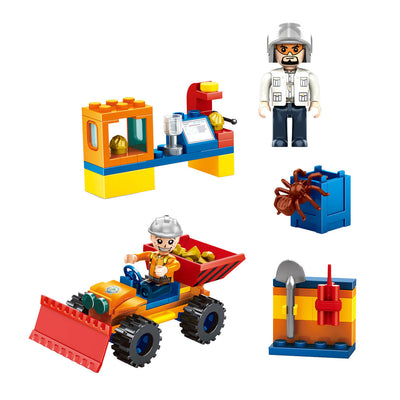 Set da costruzione per panning in oro - 104 pz.