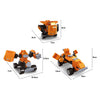 Conjunto de construcción Titan Vehicles 3in1