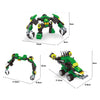 Juego de construcción titan transform green - 76 piezas.