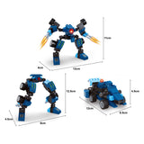 Juego de construcción titan transform blue - 71 piezas. - afbeelding 3