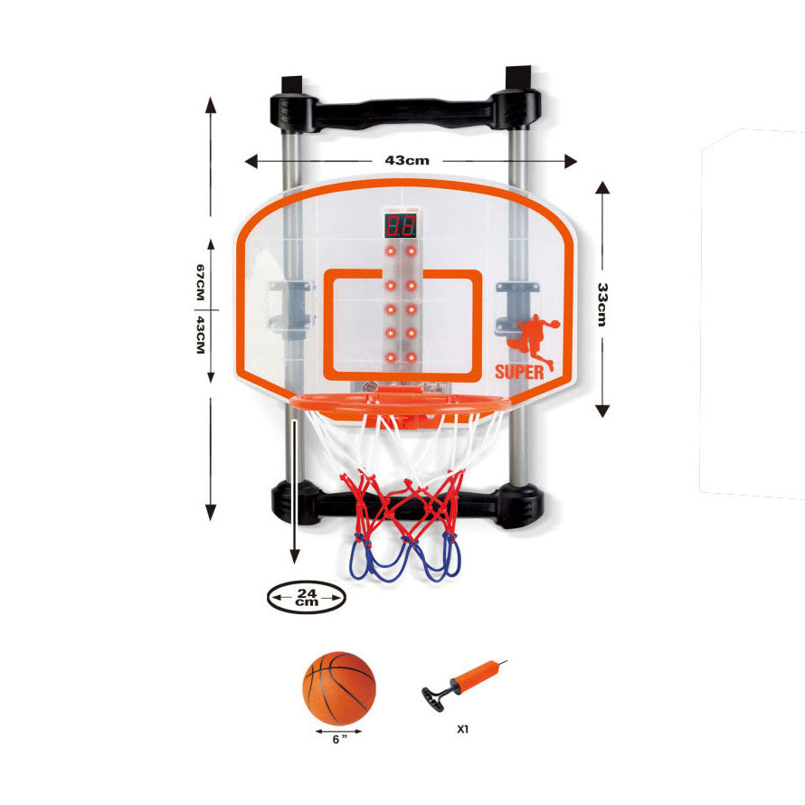 Appendiabiti per tabellone da basket con bancone