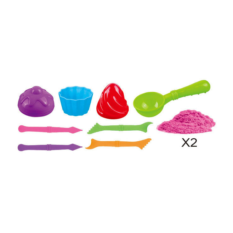 Set cupcakes con sabbia, 2x300gr