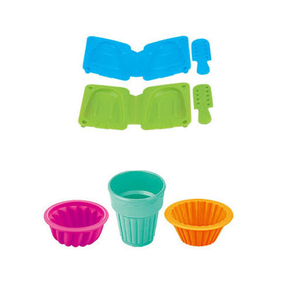 Set di argilla per gelato - 3 colori di argilla - 6 pz.