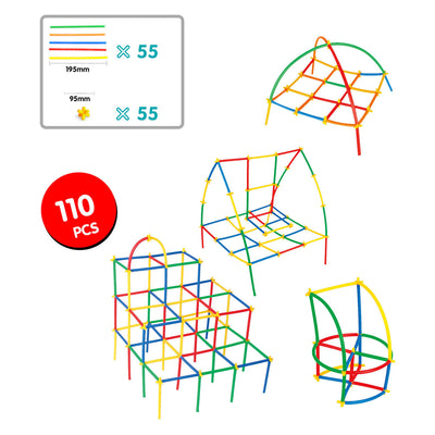 Bastoncini da costruzione, 110 pz.