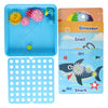 set di ingranaggi blu, 20dlg.