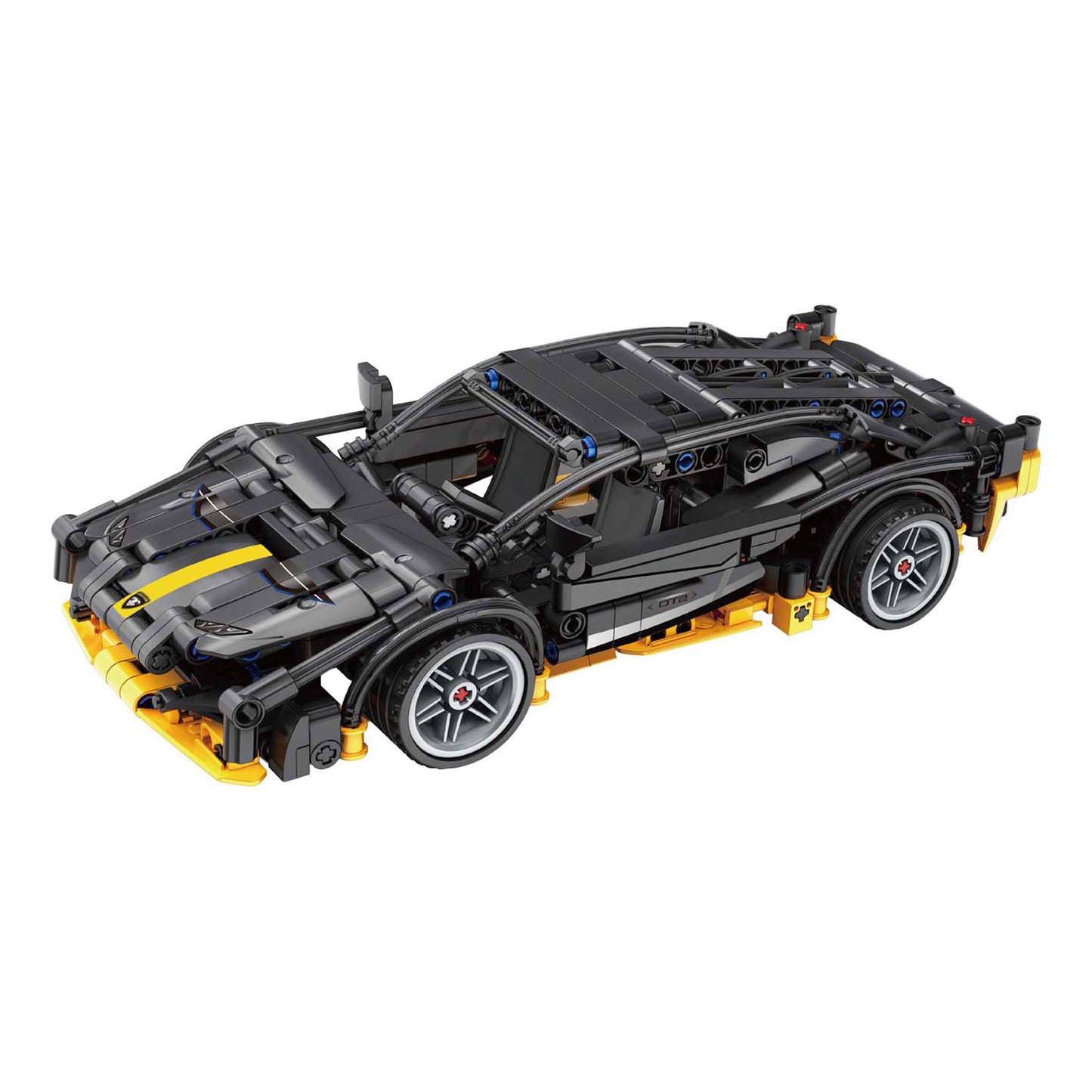 Juego de bloques de construcción para coche deportivo con retroceso - 589 piezas.