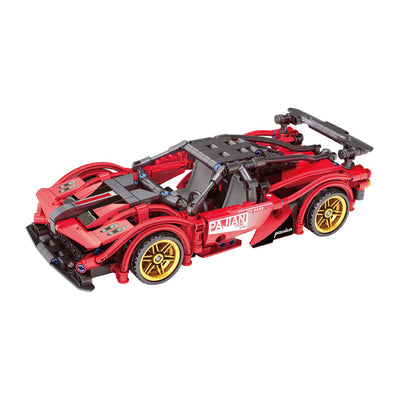 Set di costruzioni per auto sportiva pull back - 488 pz.