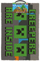 I creeper di Minecraft sono all'interno dello zerbino unisex - multicolore - standard