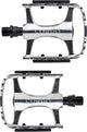 Cordo pedale trekking alluminio argento