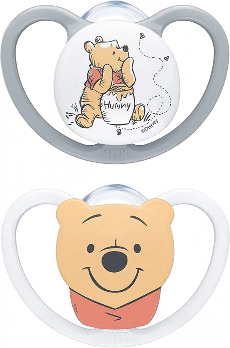 Nuk space disney baby 2 chupetes silicona 0-6 meses
