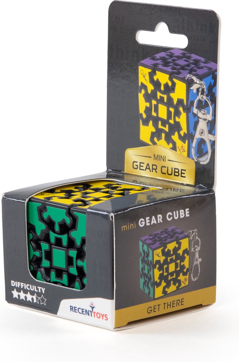 Portachiavi puzzle mini cubo ingranaggio giocattoli recenti - gioco di abilità.