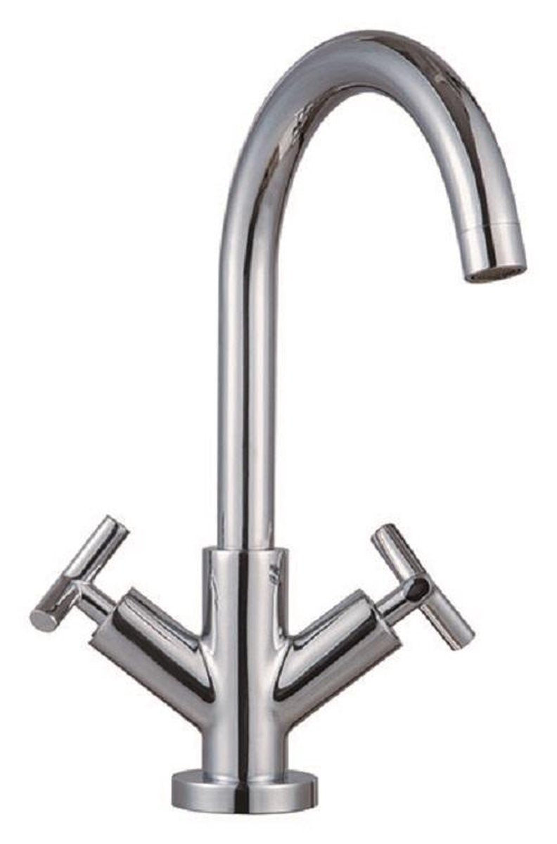 Schütte Schütte Washbasin Crane mixta Dos buttones Eliot cromado