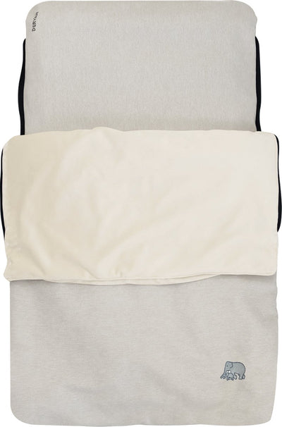 Deryan airtraveller airplane bed - travel pillow with mattress - compactly folded - cream