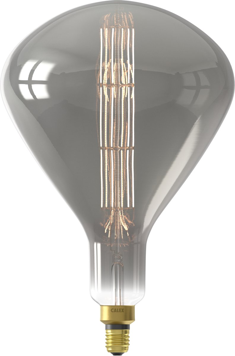 Calex sydney xxl titanium - e27 led lamp - filament lichtbron dimbaar - 7,5w - warm wit licht