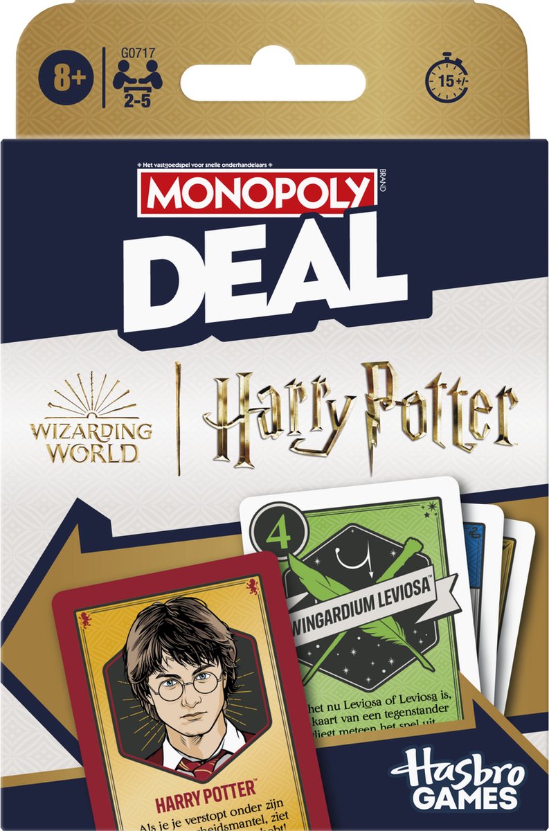 CARTO CAMPO MONOPOLY ATTENDA HARRY POTTER
