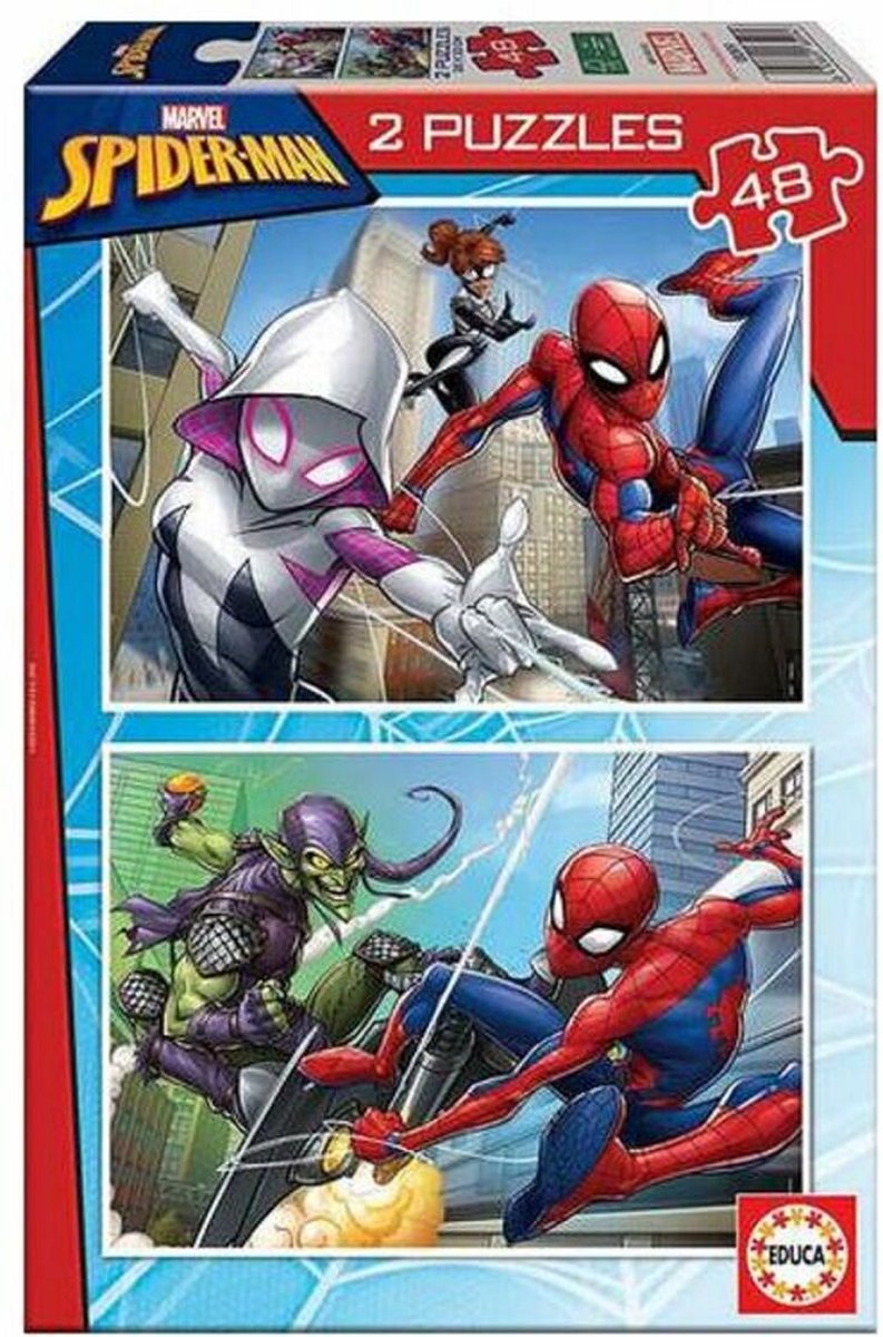 Educa - puzzel - 2 x 48 stuks - spiderman
