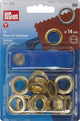 Occhielli Prym 14 mm - 10 pezzi - ottone - per tende e teloni