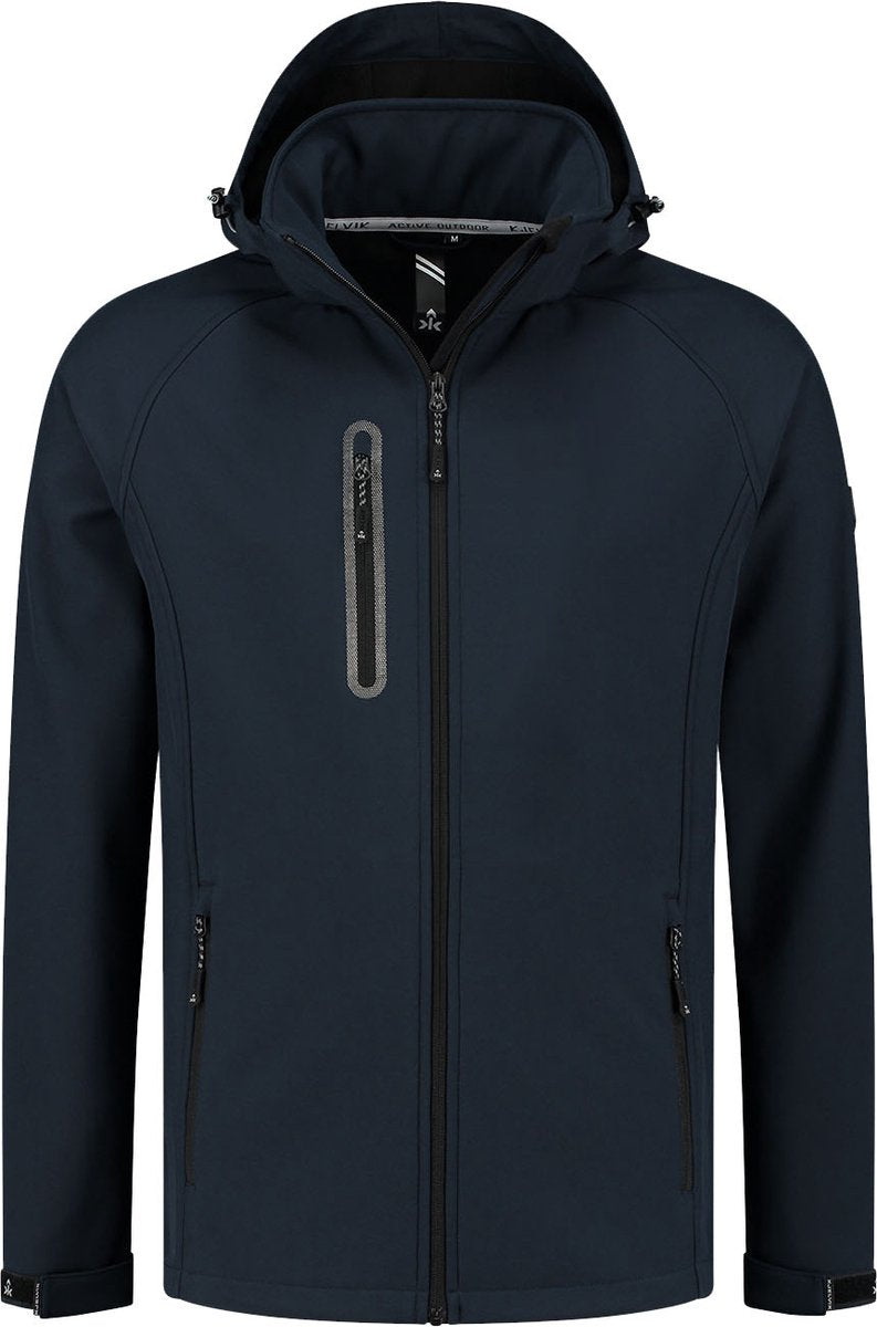 Kjelvik kevan softshelljas heren - maat 3xl
