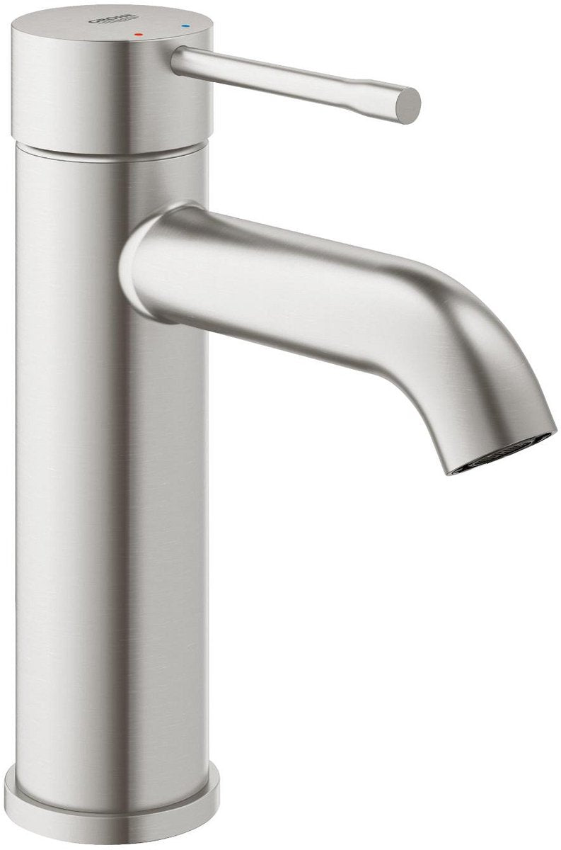 Grohe essence new rubinetto lavabo - senza scarico - bocca fissa - supersteel - 23590dc1