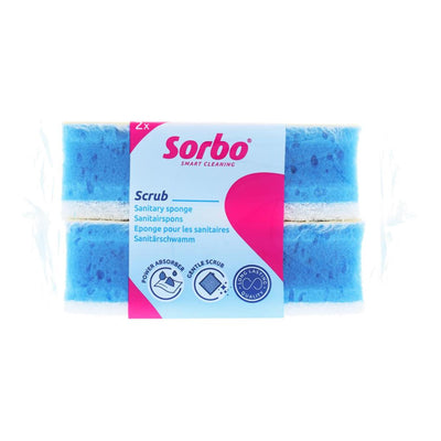 Sorbo esponja sanitaria xl 2uds 11,5x6,5x4cm