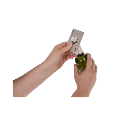 Carta de poker abridor de botellas de metal Out of the blue 8,6x5,4cm