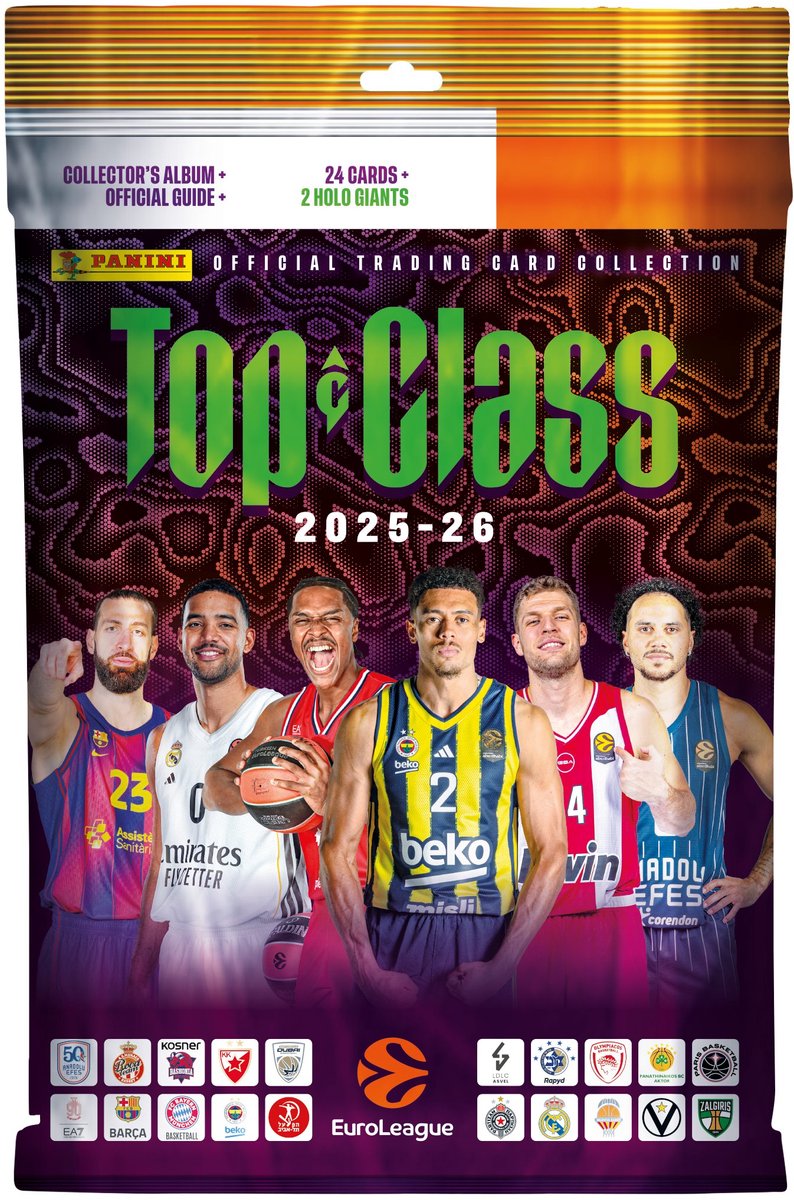 Panini - euro league top class 2025 2026 tc - starter pack