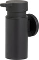 Tiger noon - dispenser di sapone a parete da 90 ml - senza forare - forare o incollare - nero
