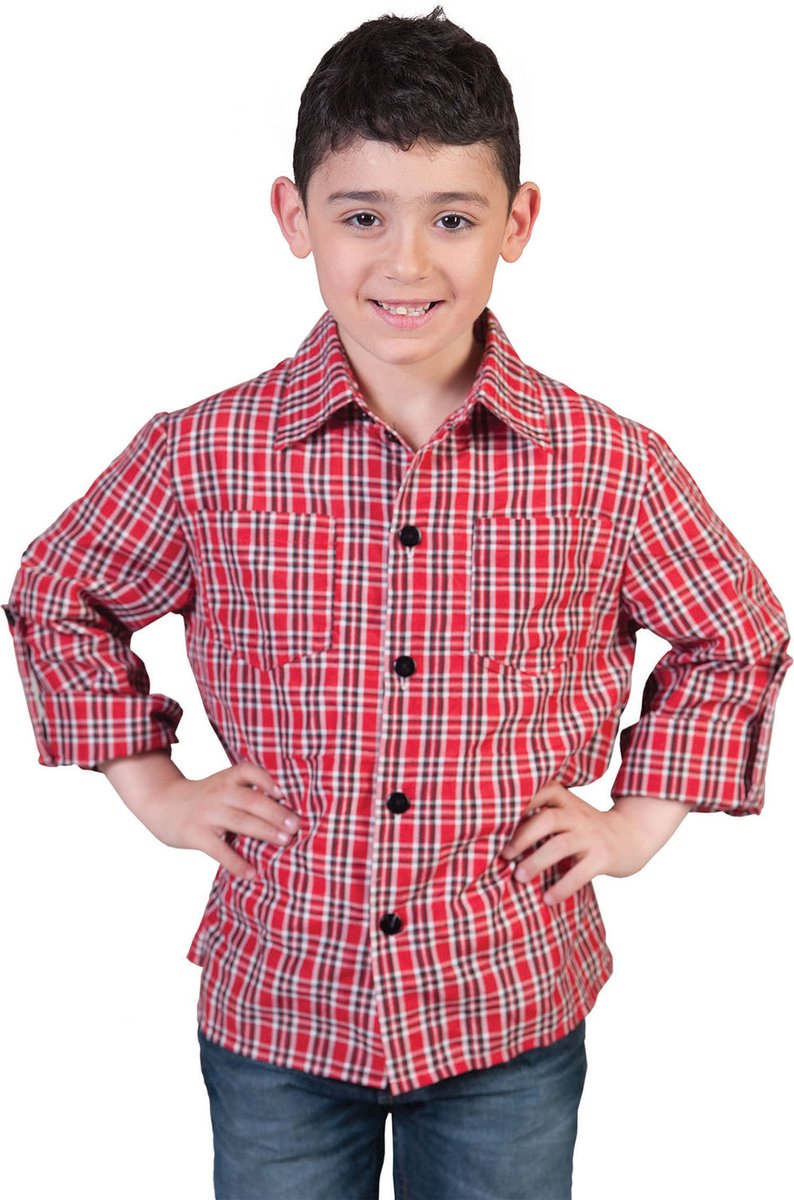 Divertida camisa vaquera ranger de moda niño