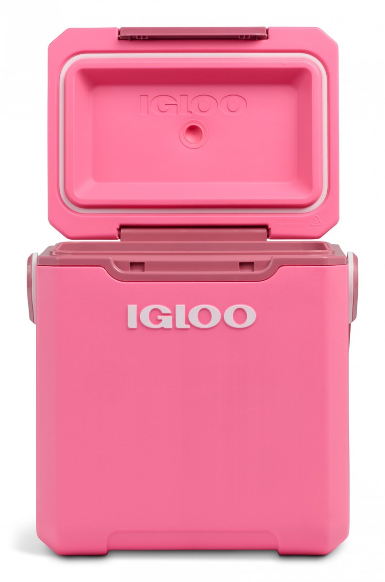 Borsa frigo Igloo tag-a-long troppo alta - isolata - a prova di perdite - chiusura del coperchio - rosa