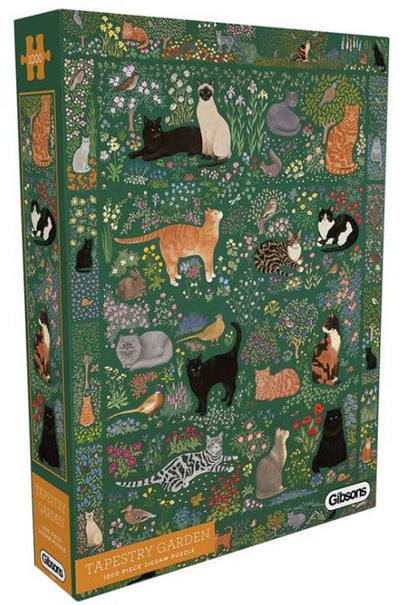 Gibsons - tapestry garden (by sue boettcher) - 1000 pieces 49×68cm (w×h) - jigsaw puzzle for adults