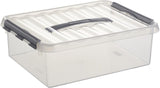 Sunware q-line opbergbox 10 liter transparant 40x30x11cm - afbeelding 1