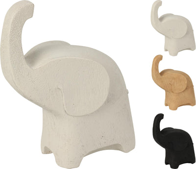 Estatua de elefante Cozydecor 20cm polipiedra