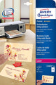 Merkloos sans marque huismerk avery c32025 visitekaartjes 85x54mm wit