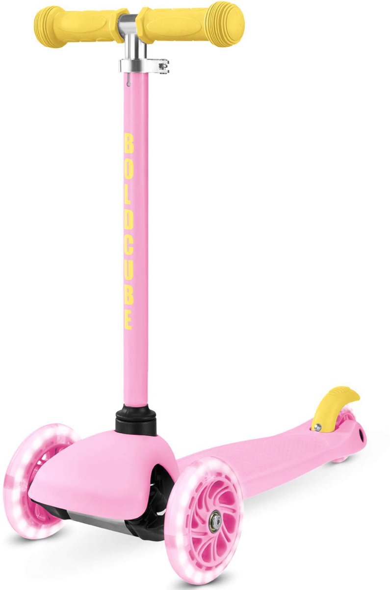 Patinete de tres ruedas Boldcube Teeny - rosa