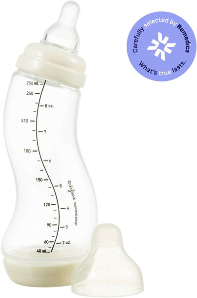 Biberón Difrax natural s - 250 ml - crema - anticólicos