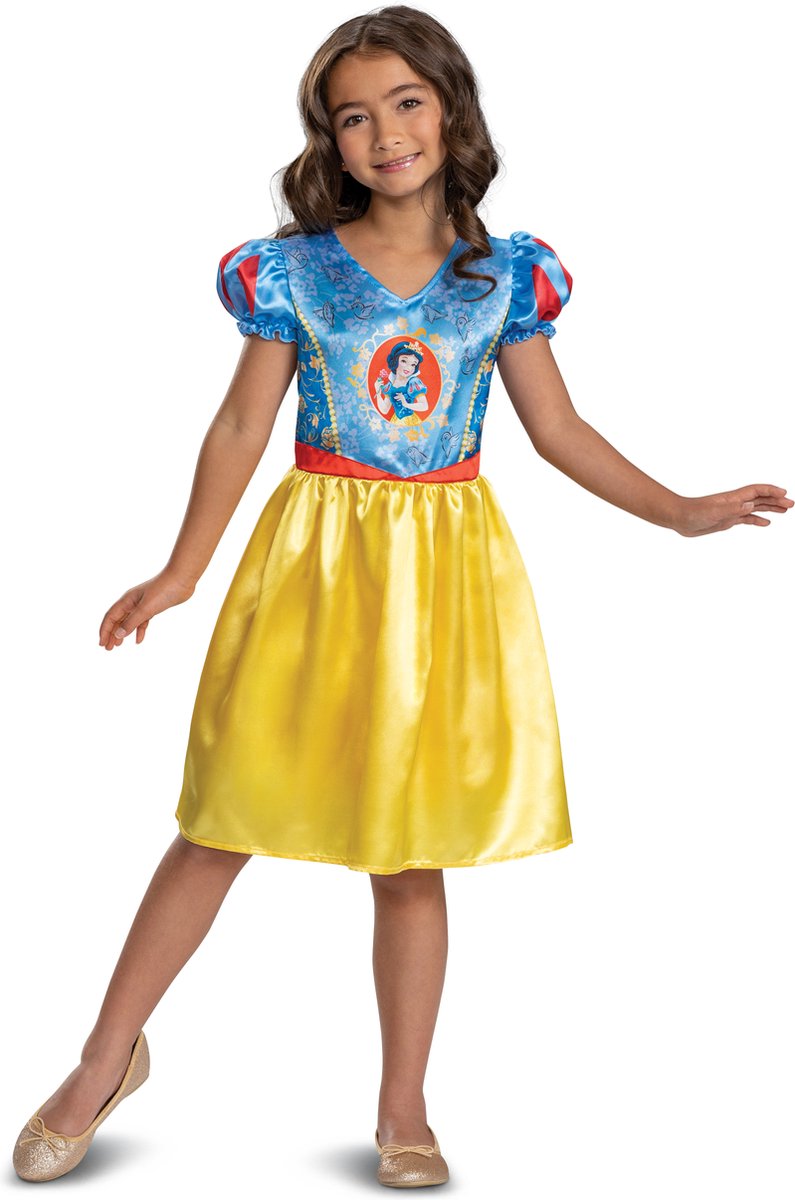 Disfraz princesa disney - blancanieves, blancanieves basic plus, talla xs (3t-4t años), niña
