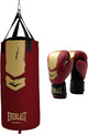 Everlast prospect 2 kit de bolsa pesada, oro rojo, 76x28 cm
